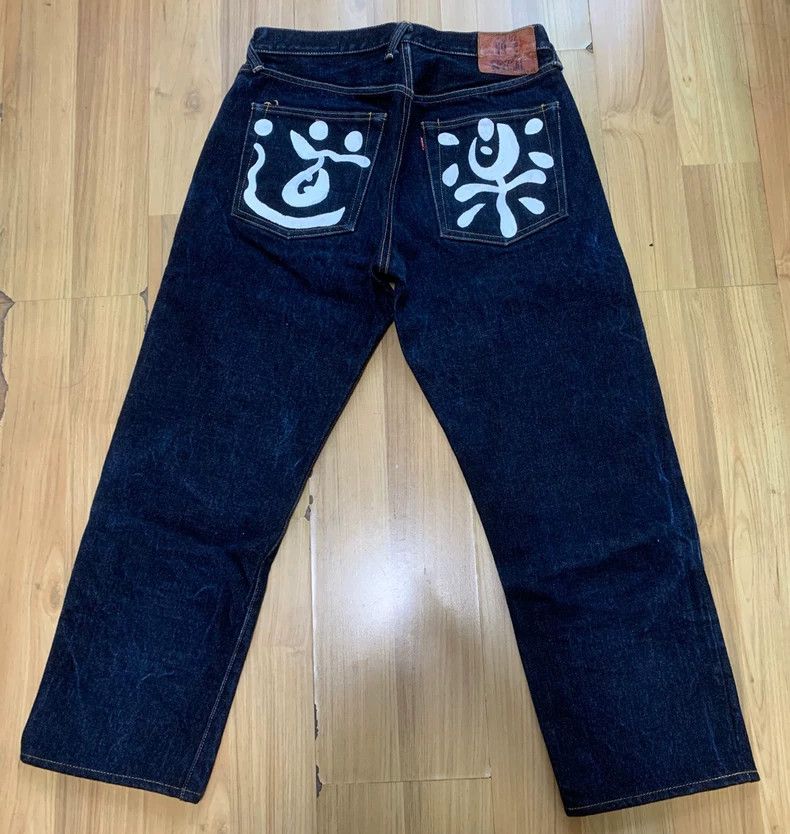 Freewheelers Evisu 2001 No.1 20oz Denim Jeans - dmc Size US 34 / EU 50 - 7 Thumbnail