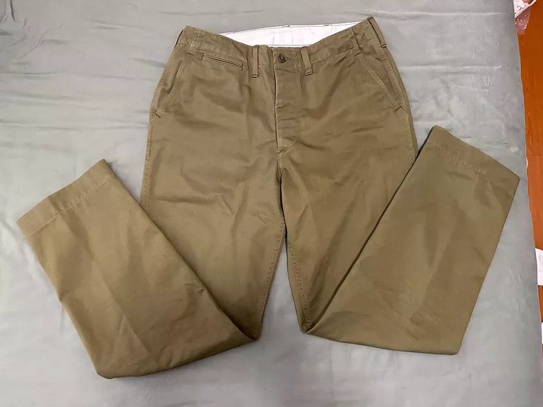 Freewheelers FREEWHEELERS M-1941 Chino Pants - dmc Size US 32 / EU 48 - 2 Thumbnail