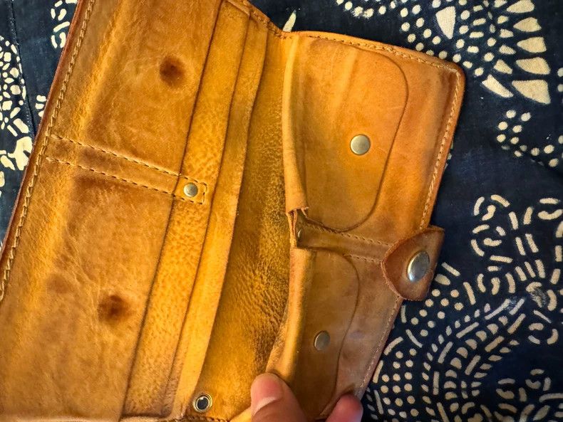 Freewheelers Freewheelers Vintage Leather Wallet - dmc Size ONE SIZE - 5 Thumbnail