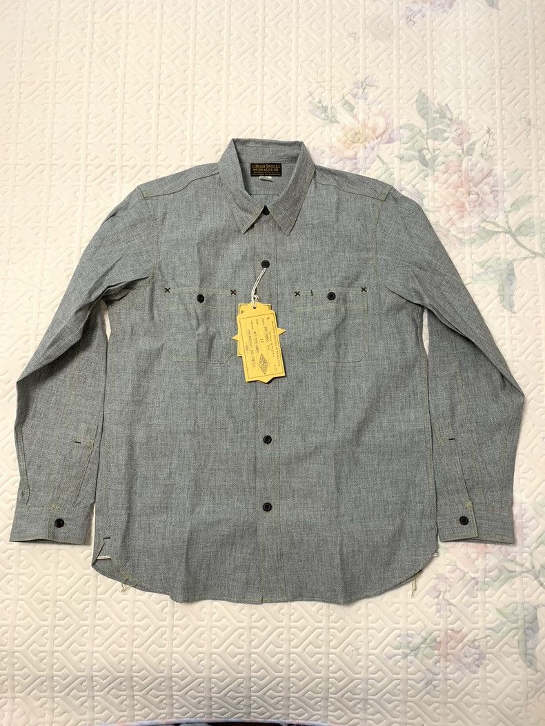 Freewheelers FREEWHEELERS NEAL Workwear Shirt - dmc Size US XL / EU 56 / 4 - 3 Thumbnail