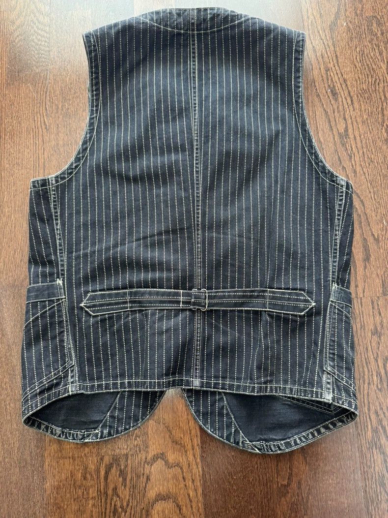 Freewheelers Freewheelers Vintage Striped Work Vest - dmc Size US L / EU 52-54 / 3 - 5 Thumbnail