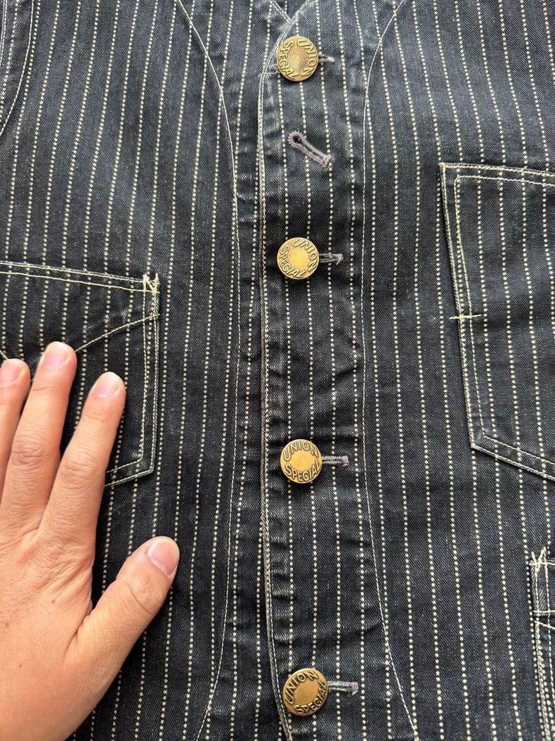 Freewheelers Freewheelers Vintage Striped Work Vest - dmc Size US L / EU 52-54 / 3 - 3 Thumbnail