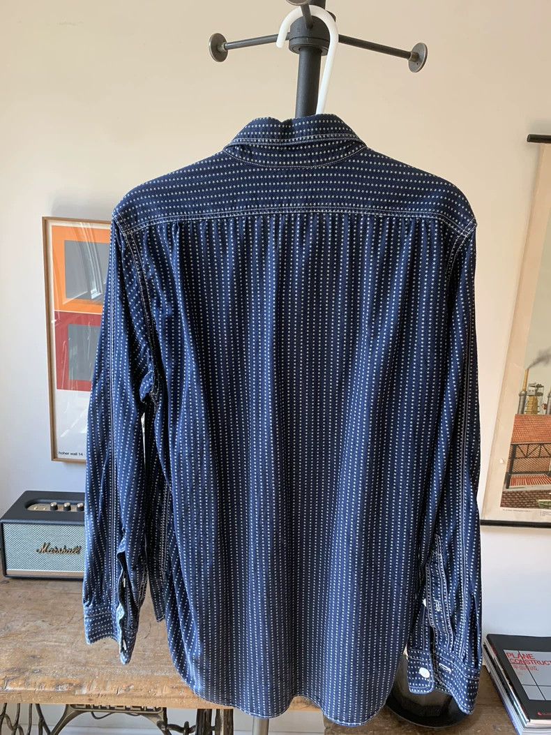 Freewheelers Freewheelers Star Dyed Shirt Vintage - dmc Size US L / EU 52-54 / 3 - 3 Thumbnail