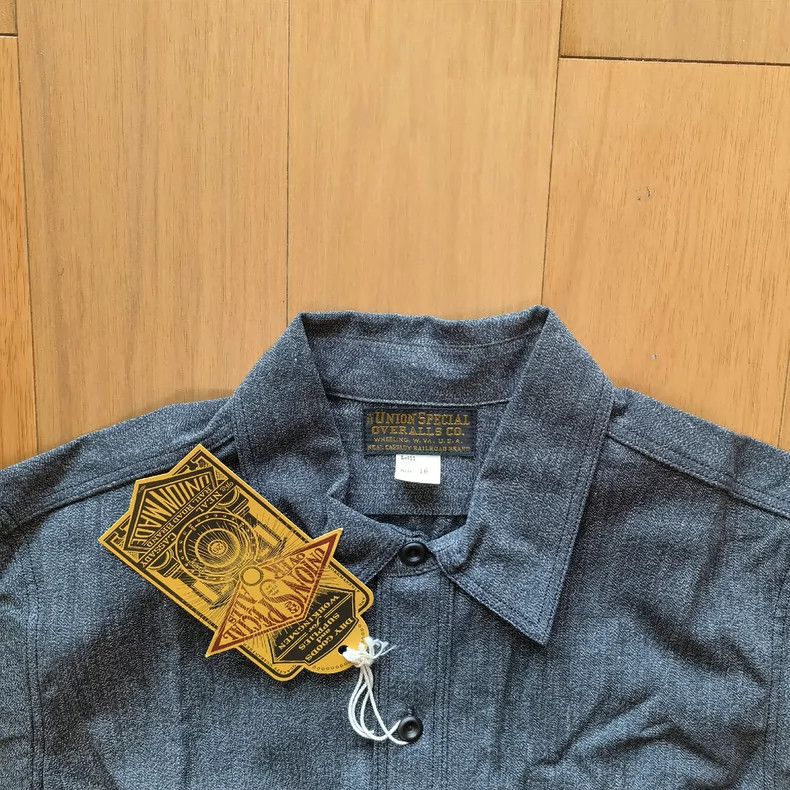 Freewheelers Freewheelers Union Special Salt Pepper Shirt - dmc Size US M / EU 48-50 / 2 - 3 Thumbnail