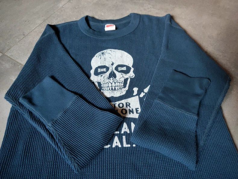 Freewheelers Freewheelers Skull Waffle Knit Top M - dmc Size US M / EU 48-50 / 2 - 7 Thumbnail