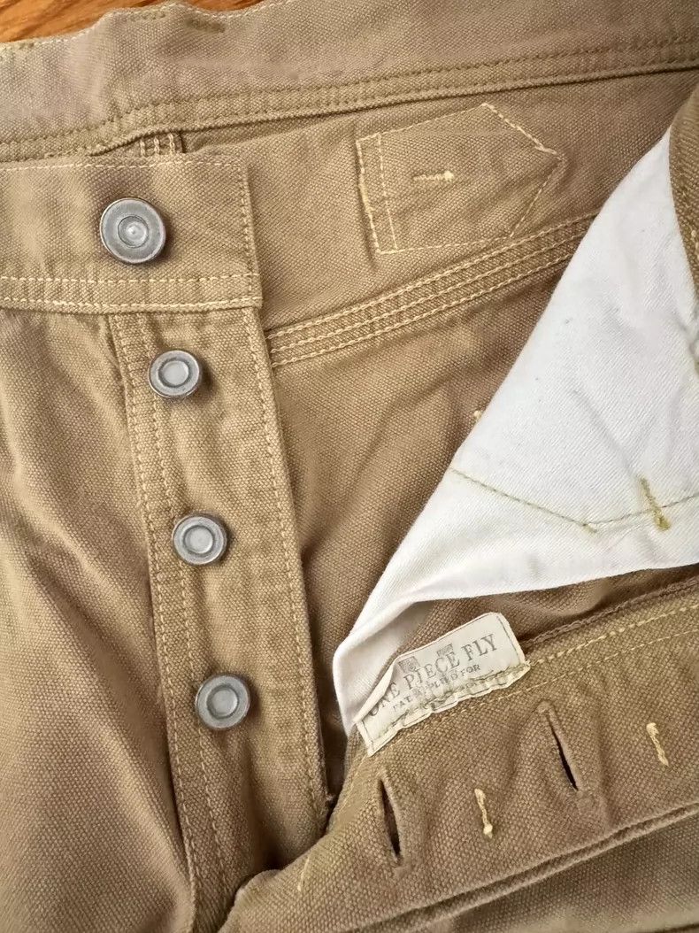 Freewheelers Freewheelers Khaki Canvas Pants - dmc Size US 38 / EU 54 - 3 Thumbnail