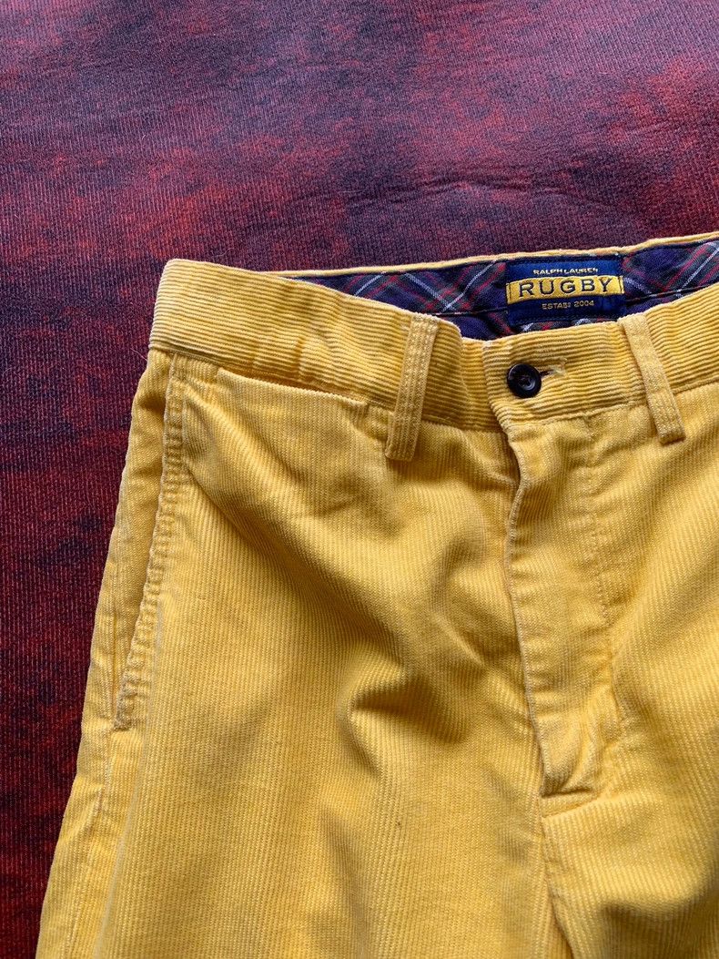 RRL Ralph Lauren RUGBY by Ralph Lauren Yellow Corduroy Pants - dmc Size US 28 / EU 44 - 4 Thumbnail