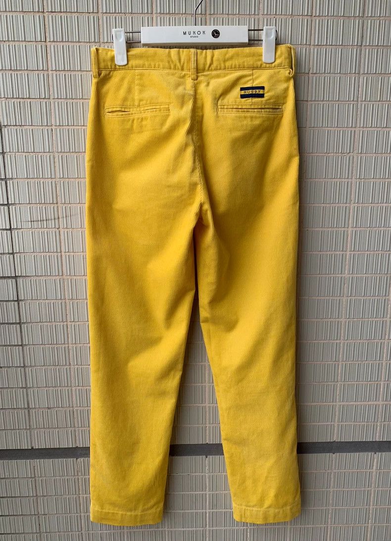 RRL Ralph Lauren RUGBY by Ralph Lauren Yellow Corduroy Pants - dmc Size US 28 / EU 44 - 2 Thumbnail