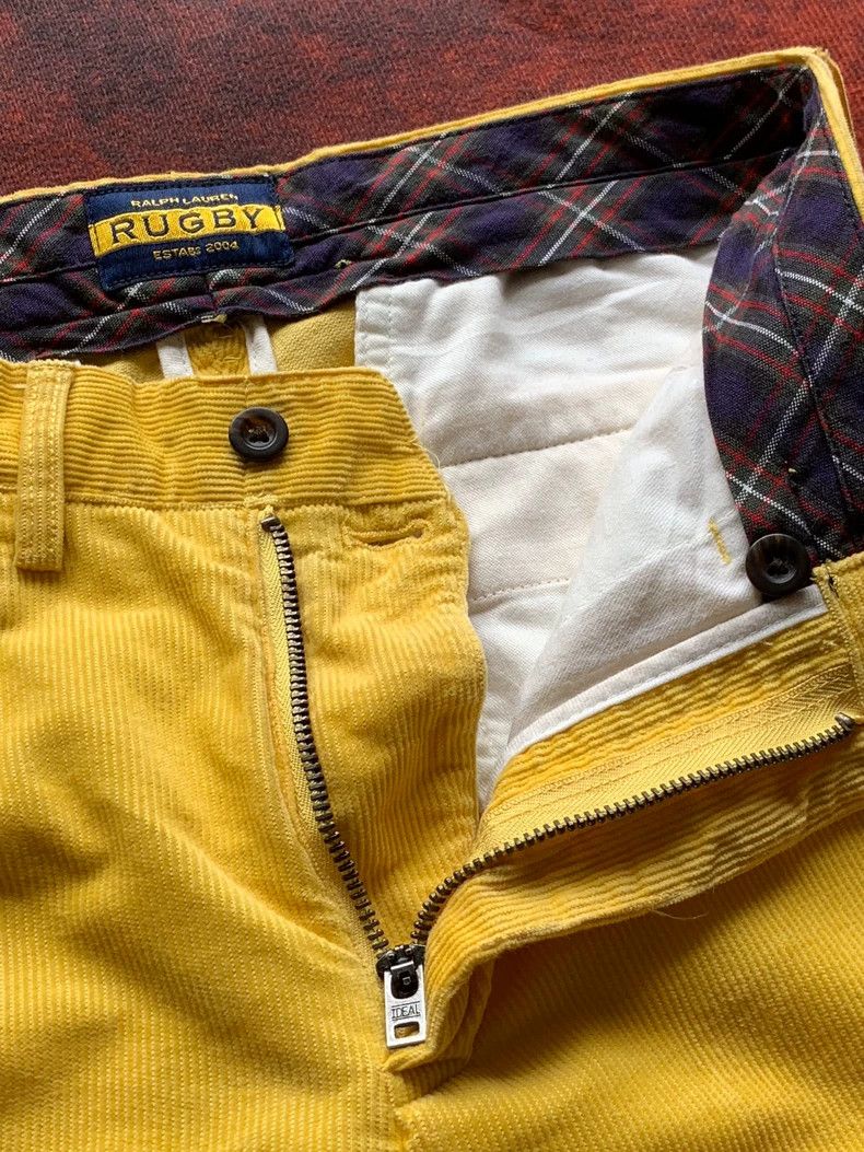 RRL Ralph Lauren RUGBY by Ralph Lauren Yellow Corduroy Pants - dmc Size US 28 / EU 44 - 5 Thumbnail