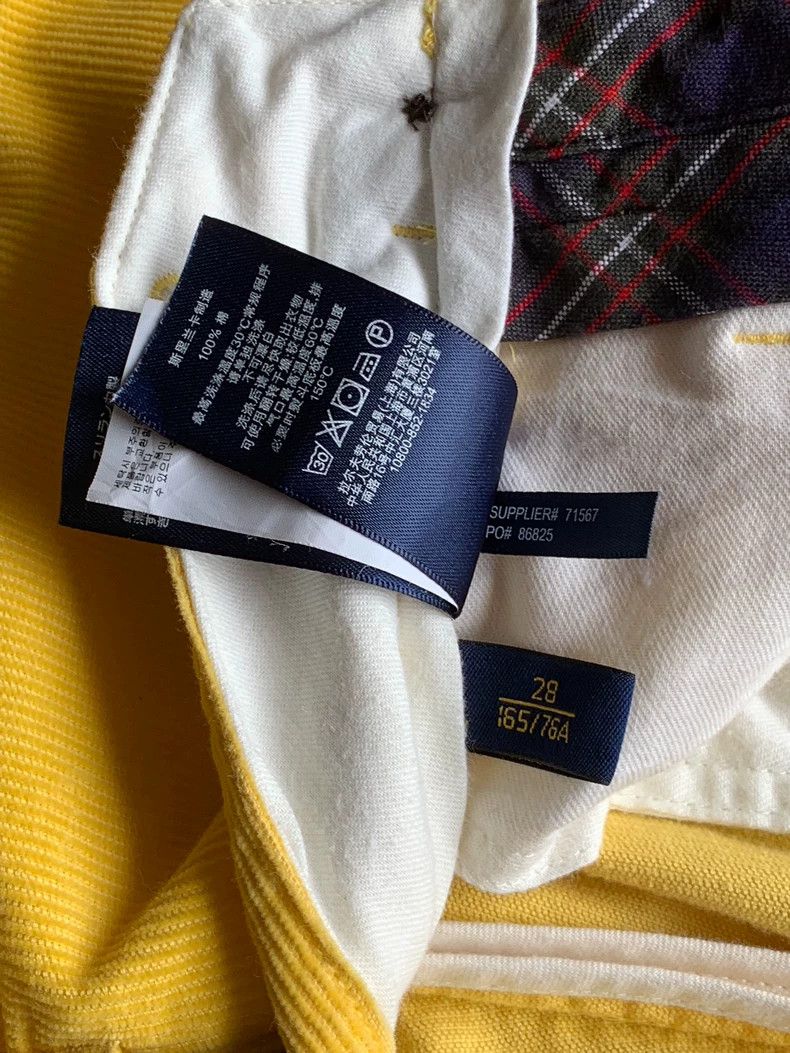 RRL Ralph Lauren RUGBY by Ralph Lauren Yellow Corduroy Pants - dmc Size US 28 / EU 44 - 6 Thumbnail