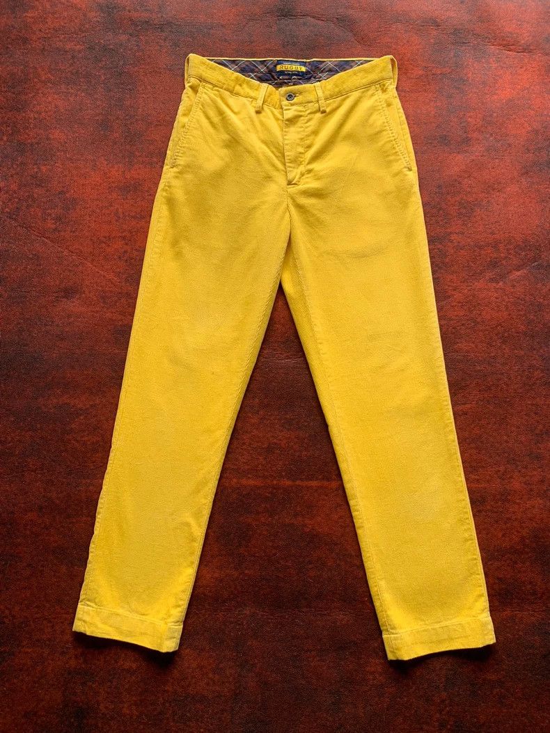 RRL Ralph Lauren RUGBY by Ralph Lauren Yellow Corduroy Pants - dmc Size US 28 / EU 44 - 3 Thumbnail