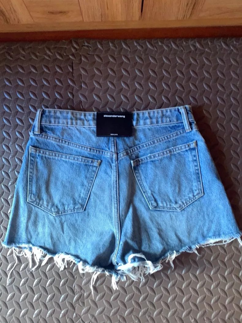 Vintage Alexander Wang Denim Shorts Size 26 - dmc Size US 26 / EU 42 - 2 Thumbnail