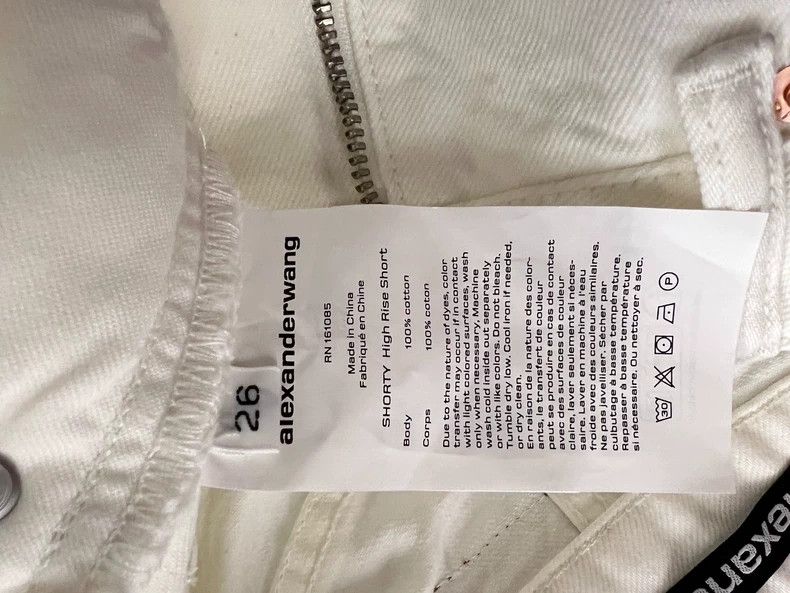 Alexander Wang Alexander Wang White Denim Shorts - dmc Size US 26 / EU 42 - 3 Thumbnail