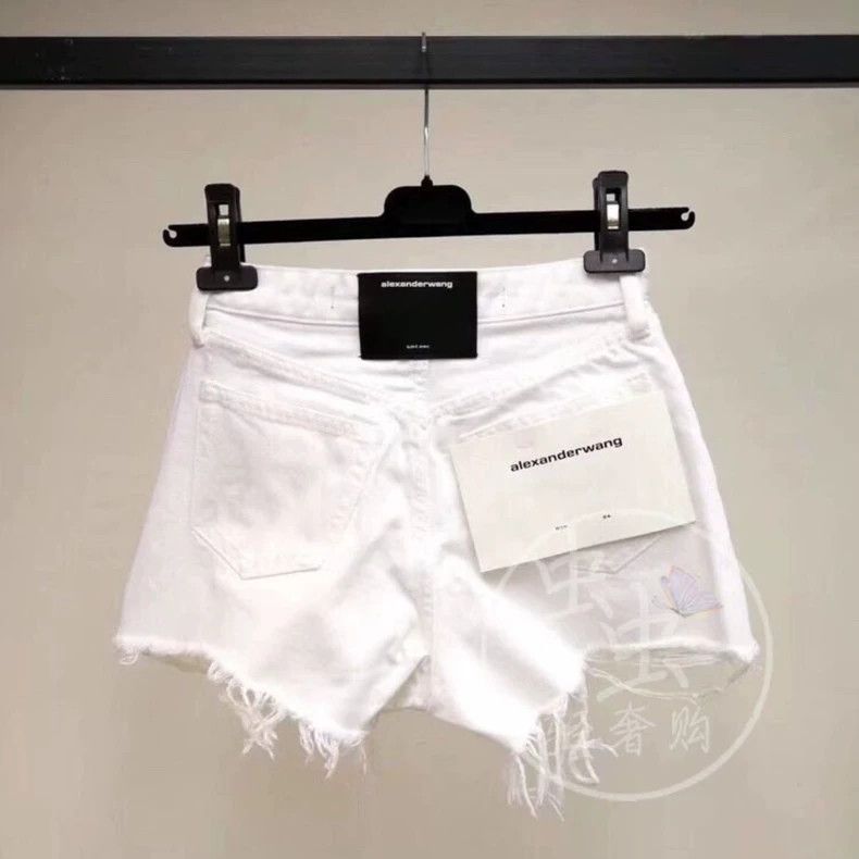 Alexander Wang Alexander Wang White Denim Shorts - dmc Size US 26 / EU 42 - 2 Thumbnail