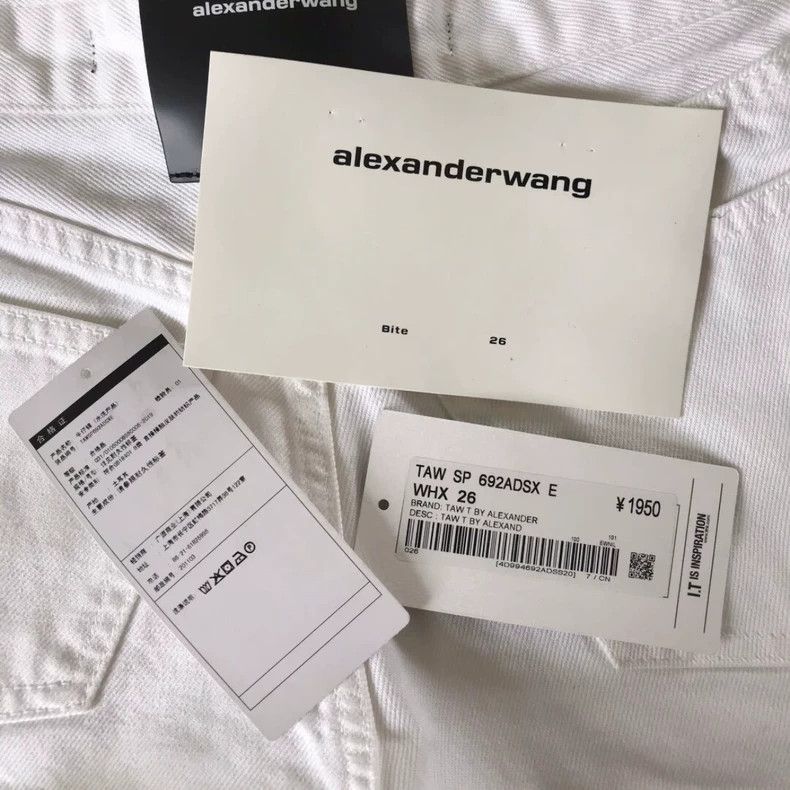 Alexander Wang Alexander Wang White Denim Shorts - dmc Size US 26 / EU 42 - 3 Thumbnail