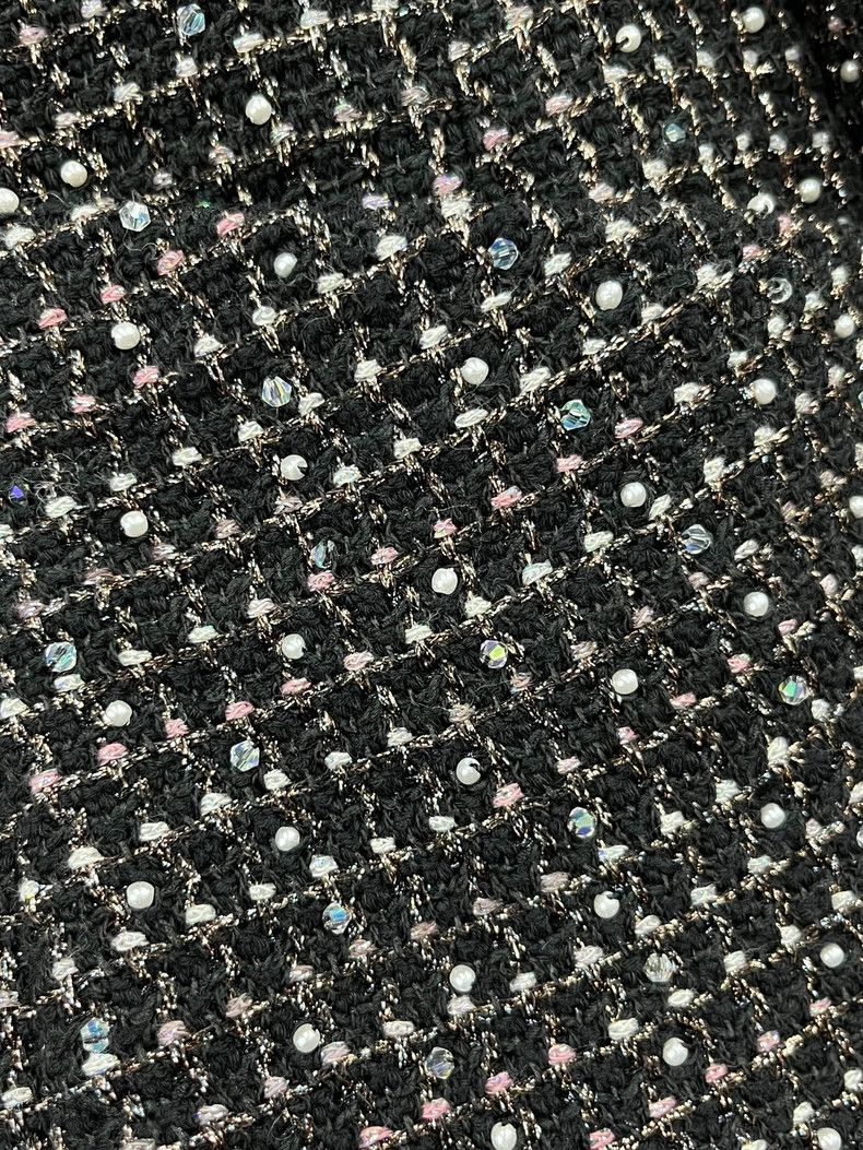 Chanel Chanel Tweed Pearl Embellished Jacket - dmc Size US XS / EU 42 / 0 - 3 Thumbnail