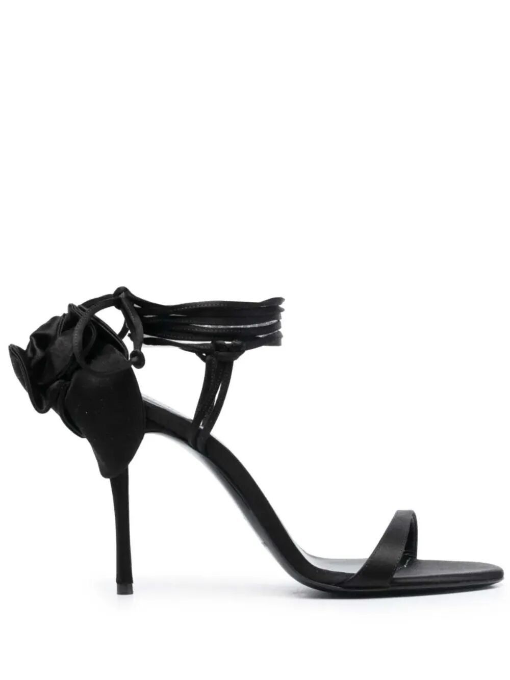 Magda Butrym "FLOWER" SANDALS T.080 SHOES SATIN Size US 5 / IT 35 - 2 Thumbnail