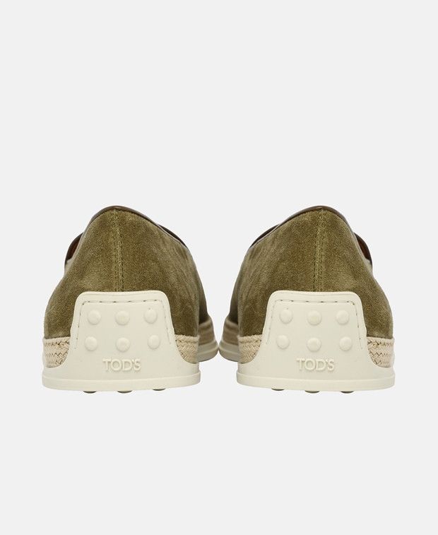 Tod's Nappina Gomma Rfia TV Loafers Size US 7 / EU 40 - 2 Thumbnail