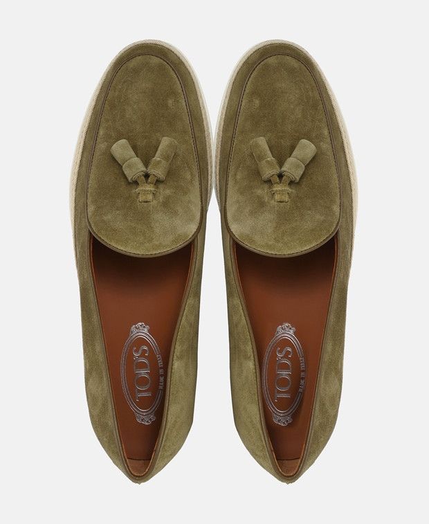 Tod's Nappina Gomma Rfia TV Loafers Size US 7 / EU 40 - 3 Thumbnail
