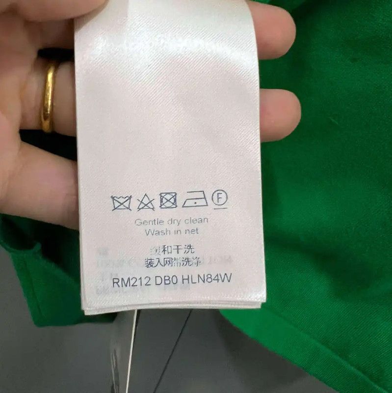 Louis Vuitton Louis Vuitton Green Wool Logo Short Sleeve T-Shirt 0089 Size US L / EU 52-54 / 3 - 4 Thumbnail