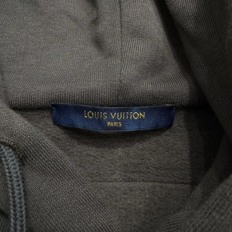 Louis Vuitton Louis Vuitton XXL Brown Logo Hoodie 0089 Size US XXL / EU 58 / 5 - 3 Thumbnail