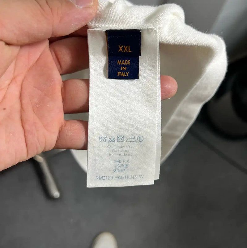 Louis Vuitton Louis Vuitton Maison Logo Tee in Off-White 0089 Size US XXL / EU 58 / 5 - 4 Thumbnail