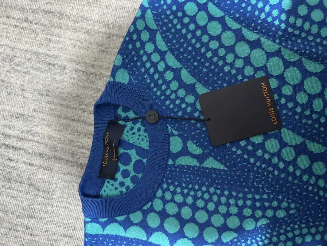 Louis Vuitton Louis Vuitton Men's Blue Wool Knit Sweater 0089 Size US M / EU 48-50 / 2 - 3 Thumbnail