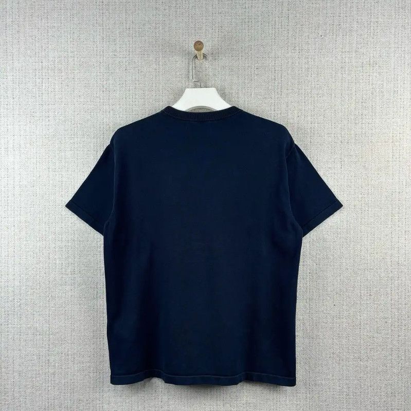Louis Vuitton Louis Vuitton Summer Deep Blue Cotton T-Shirt 0089 Size US M / EU 48-50 / 2 - 2 Thumbnail