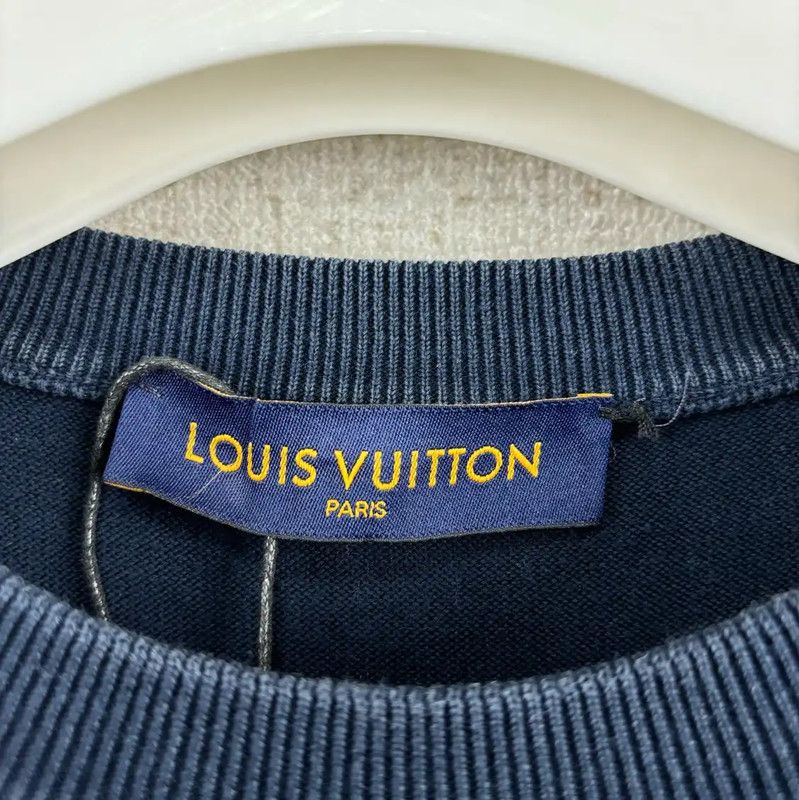 Louis Vuitton Louis Vuitton Summer Deep Blue Cotton T-Shirt 0089 Size US M / EU 48-50 / 2 - 4 Thumbnail