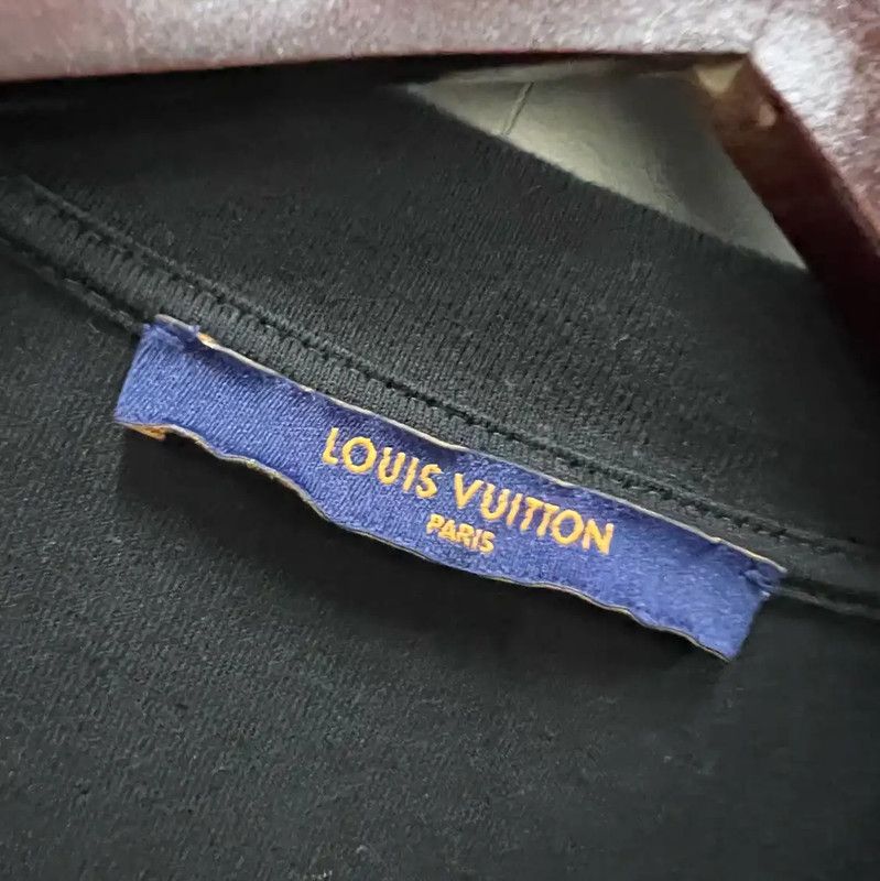 Louis Vuitton Louis Vuitton Black Cotton Short Sleeve T-Shirt 0089 Size US S / EU 44-46 / 1 - 2 Thumbnail