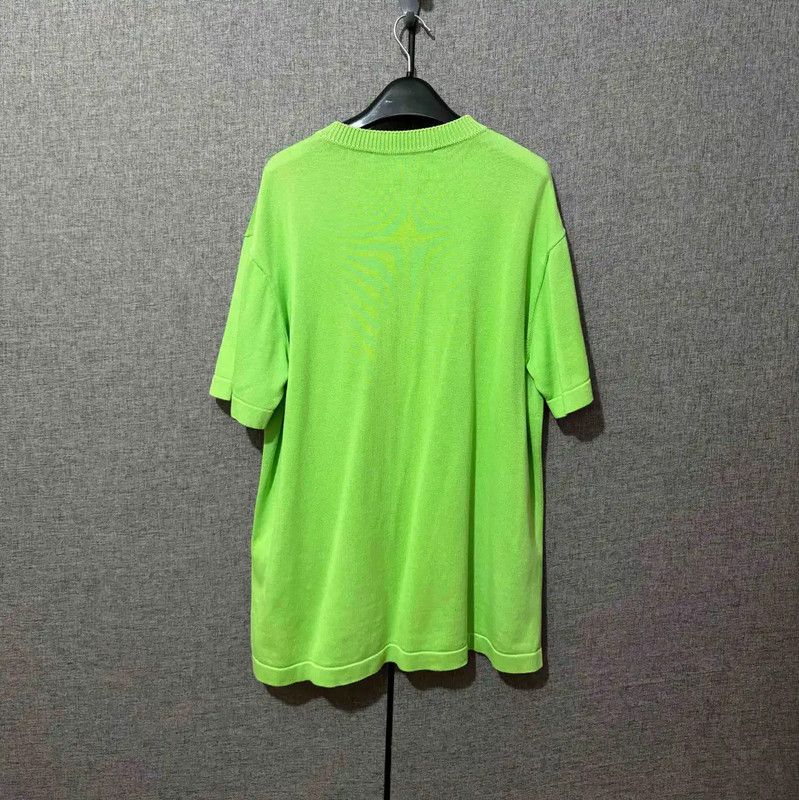 Louis Vuitton Louis Vuitton Green Wool Embroidered Logo Sweater 0089 Size US M / EU 48-50 / 2 - 2 Thumbnail