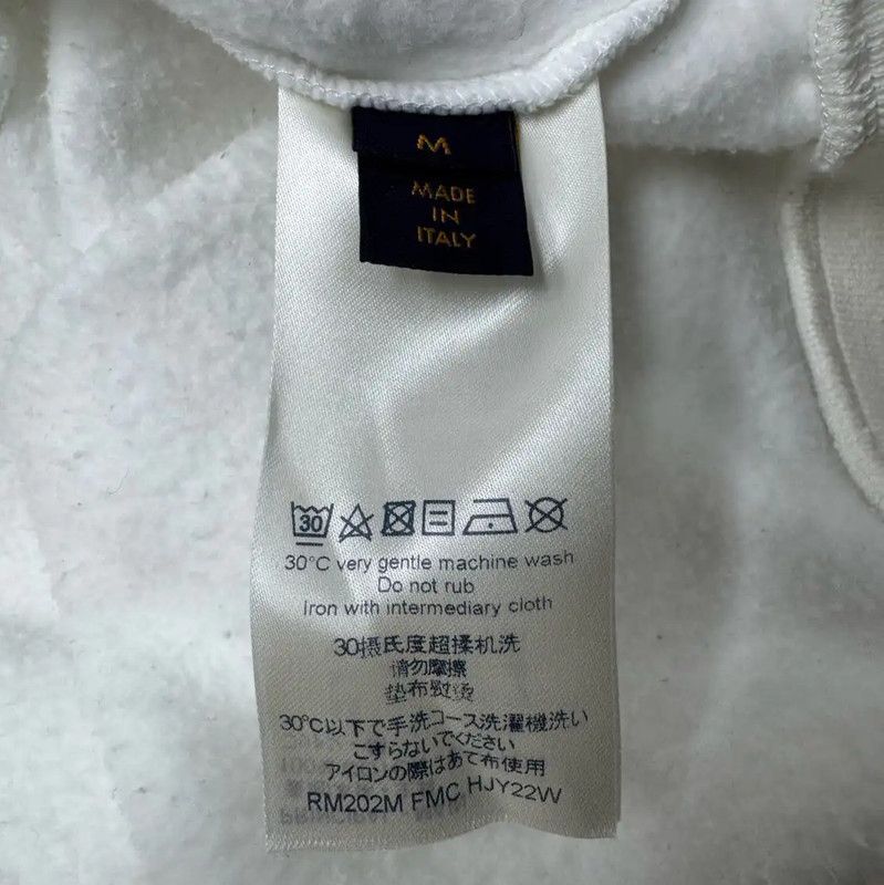 Louis Vuitton Louis Vuitton Men's White Sweatshirt M Size 0089 Size US M / EU 48-50 / 2 - 5 Thumbnail