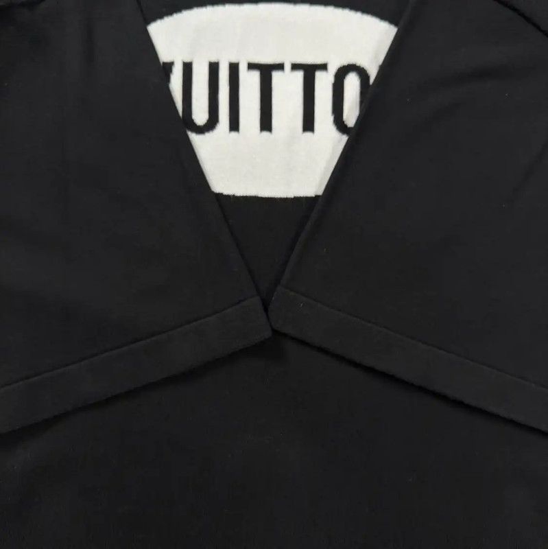 Louis Vuitton Louis Vuitton Men's Black Cotton T-Shirt 0089 Size US XL / EU 56 / 4 - 8 Thumbnail
