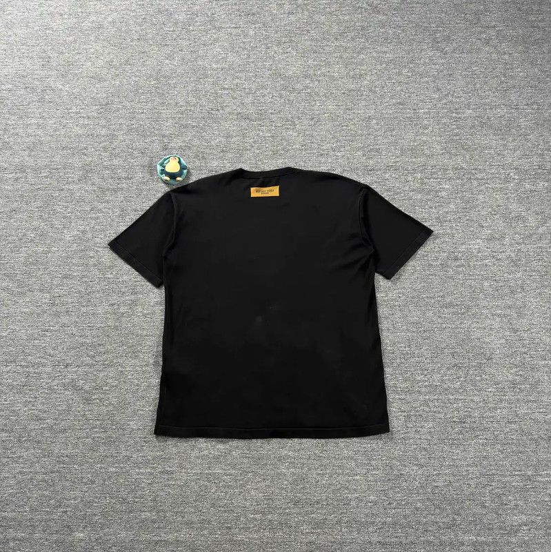 Louis Vuitton Louis Vuitton Men's Black Cotton T-Shirt 0089 Size US XL / EU 56 / 4 - 2 Thumbnail