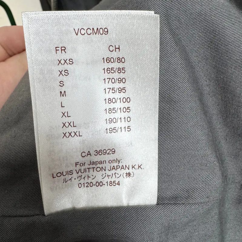 Louis Vuitton Louis Vuitton Gray Wool Logo Men's Jacket 0089 Size US L / EU 52-54 / 3 - 5 Thumbnail