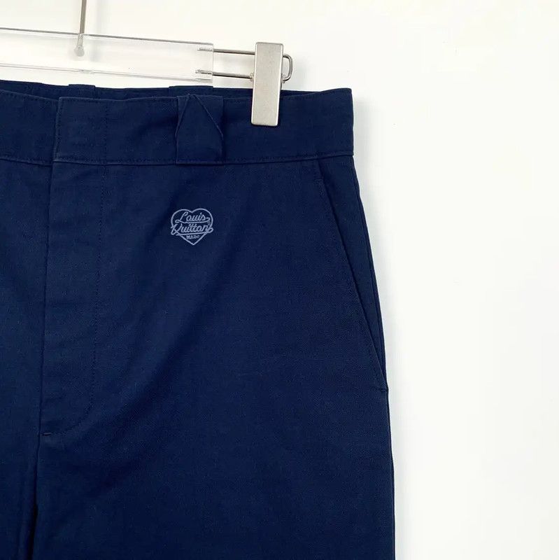 Louis Vuitton Louis Vuitton Navy Cotton Casual Pants for Men 0089 Size US 32 / EU 48 - 3 Thumbnail