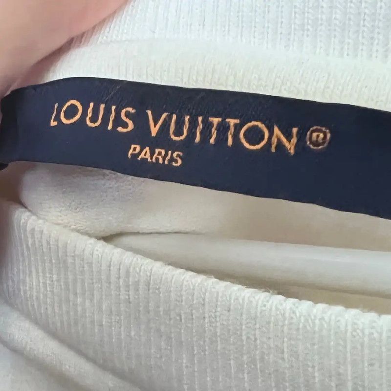 Louis Vuitton Louis Vuitton White Cotton Men's T-Shirt 0089 Size US M / EU 48-50 / 2 - 4 Thumbnail