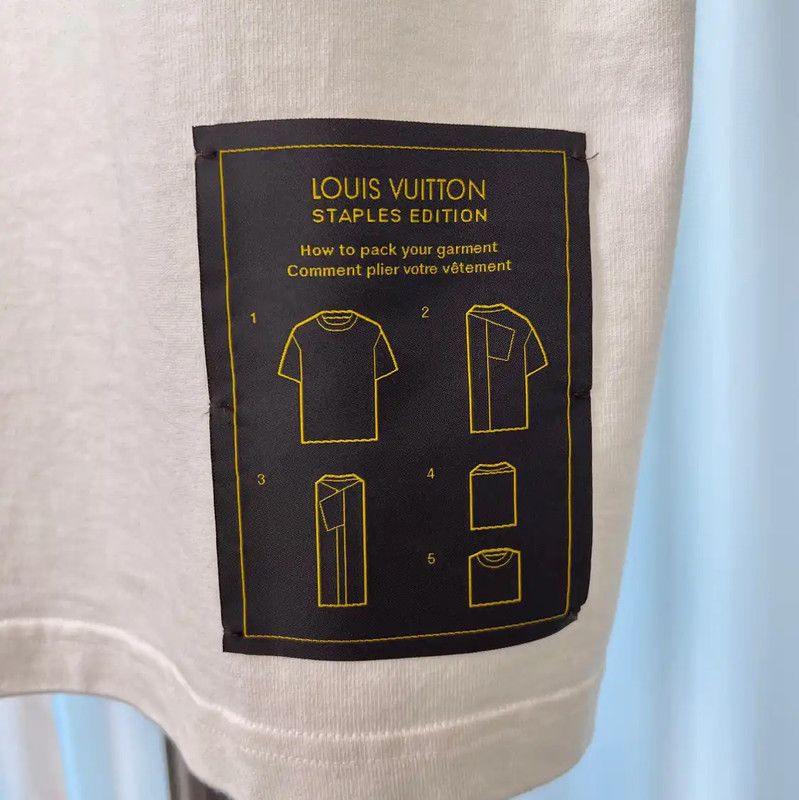 Louis Vuitton Louis Vuitton White Cotton Men's T-Shirt 0089 Size US M / EU 48-50 / 2 - 5 Thumbnail