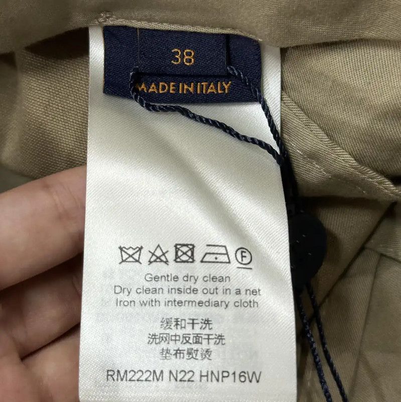 Louis Vuitton Louis Vuitton Khaki Embroidered Casual Pants 0089 Size US 32 / EU 48 - 7 Thumbnail