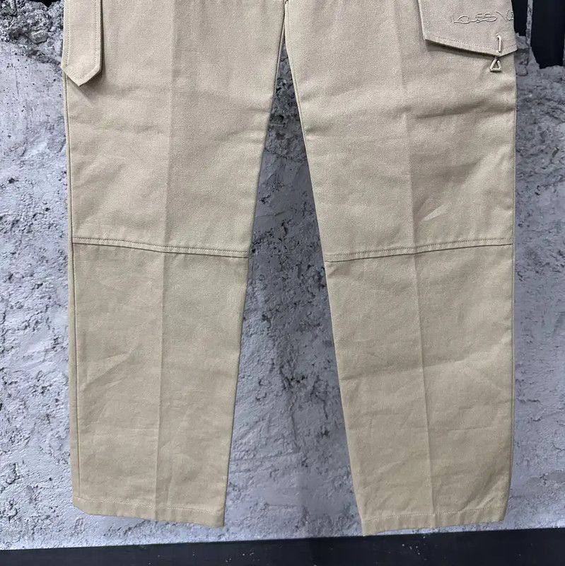 Louis Vuitton Louis Vuitton Khaki Embroidered Casual Pants 0089 Size US 32 / EU 48 - 4 Thumbnail