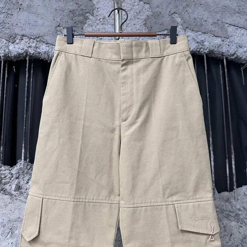 Louis Vuitton Louis Vuitton Khaki Embroidered Casual Pants 0089 Size US 32 / EU 48 - 3 Thumbnail
