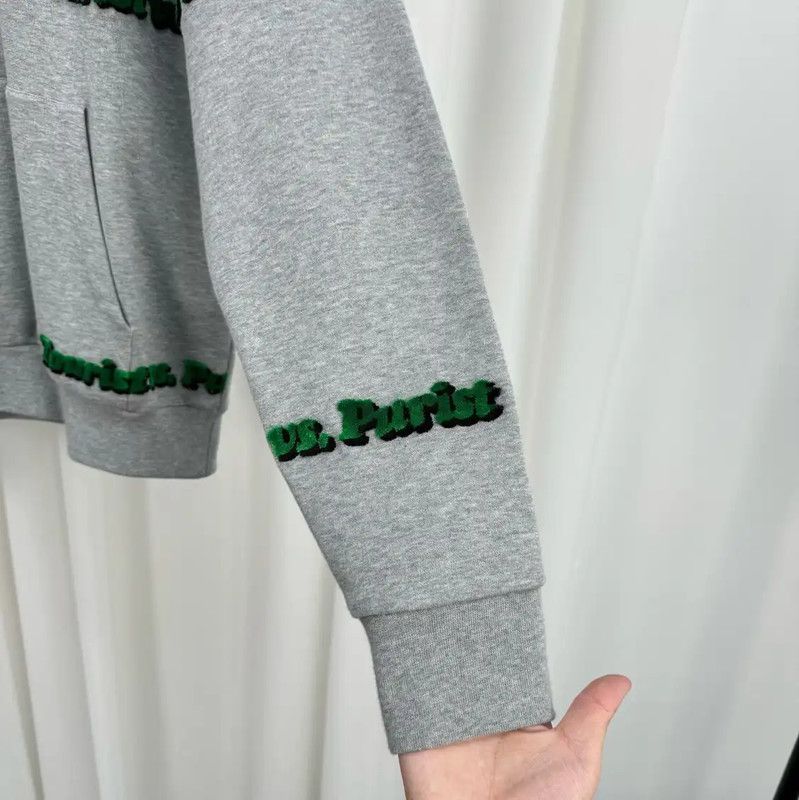 Louis Vuitton Louis Vuitton Gray Cotton Logo Sweatshirt for Men 0089 Size US S / EU 44-46 / 1 - 4 Thumbnail