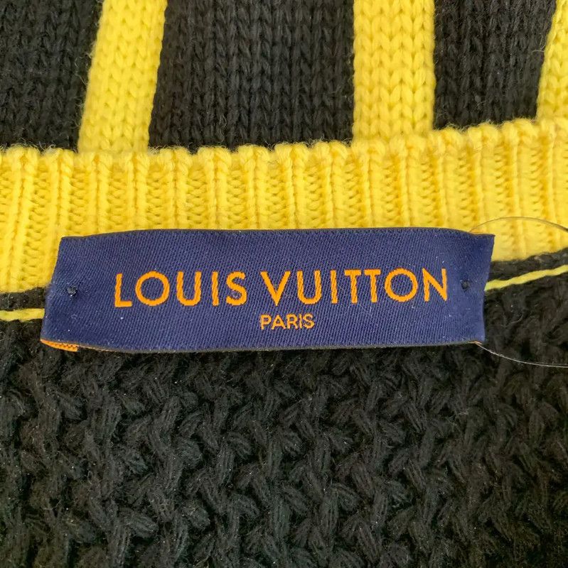 Louis Vuitton Louis Vuitton Black Wool Knit Sweater 0089 Size US L / EU 52-54 / 3 - 5 Thumbnail