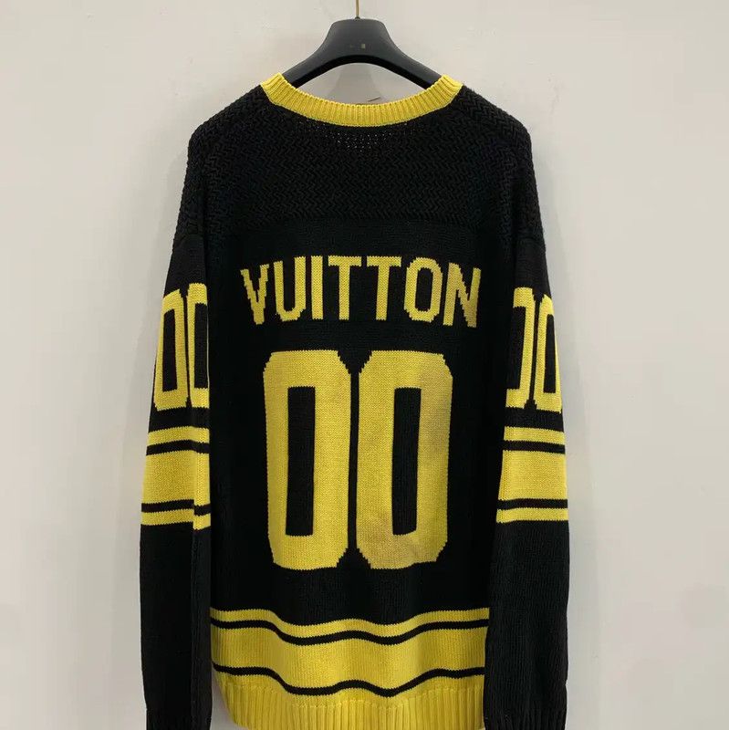 Louis Vuitton Louis Vuitton Black Wool Knit Sweater 0089 Size US L / EU 52-54 / 3 - 3 Thumbnail
