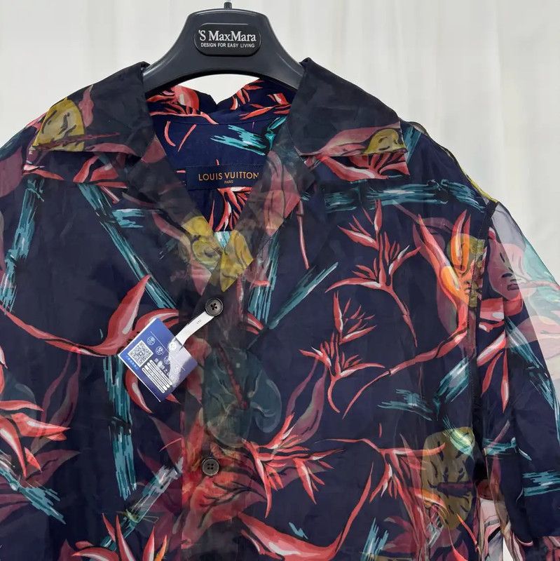 Louis Vuitton Louis Vuitton Summer Floral Logo Short Sleeve Shirt 0089 Size US S / EU 44-46 / 1 - 3 Thumbnail