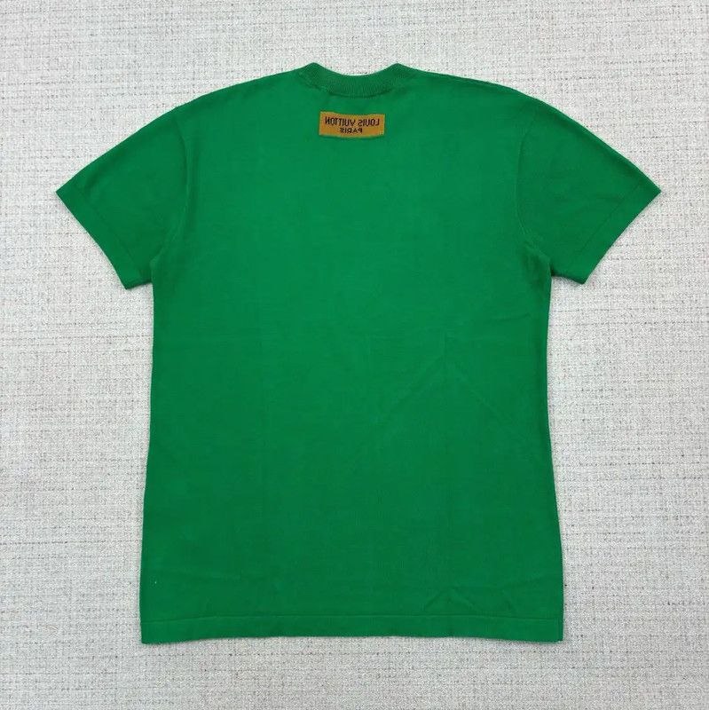 Louis Vuitton Louis Vuitton Summer Green Cotton T-Shirt 0089 Size US XS / EU 42 / 0 - 3 Thumbnail