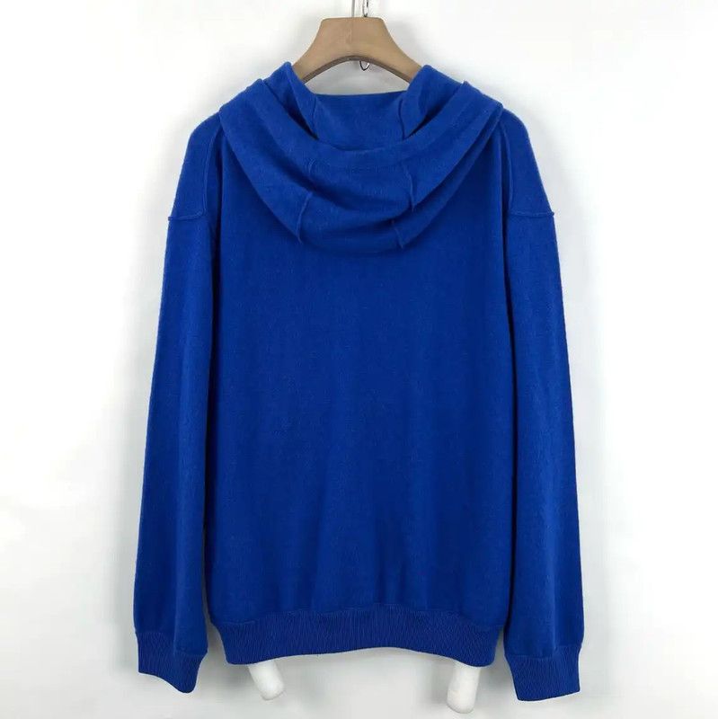 Louis Vuitton Louis Vuitton Blue Wool Long Sleeve Knit Sweater 0089 Size US XL / EU 56 / 4 - 2 Thumbnail