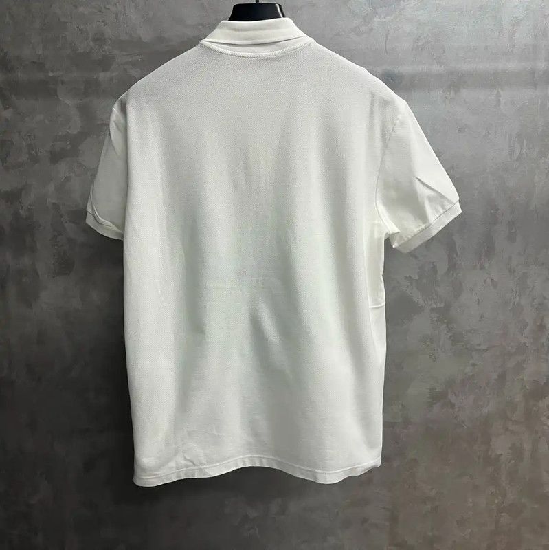 Louis Vuitton Louis Vuitton Men's White Cotton Polo Shirt 0089 Size US M / EU 48-50 / 2 - 2 Thumbnail