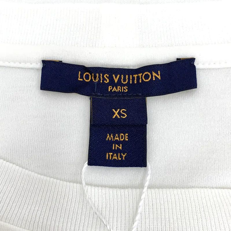 Louis Vuitton Louis Vuitton Men's Large White Cotton T-Shirt 0089 Size US M / EU 48-50 / 2 - 5 Thumbnail