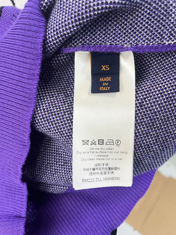 Louis Vuitton Louis Vuitton Purple Wool Knit Sweater 0089 Size US XS / EU 42 / 0 - 5 Thumbnail